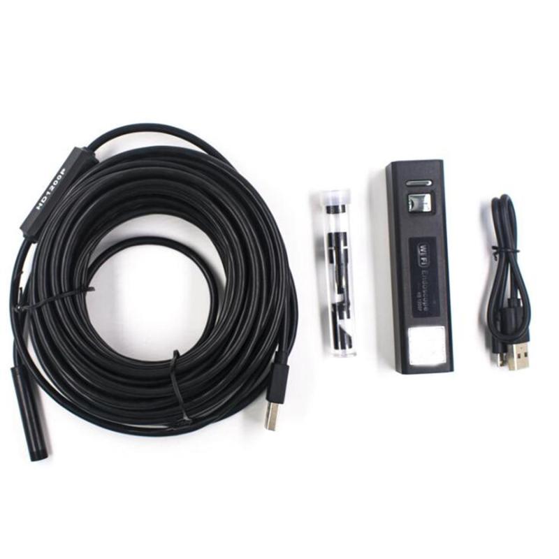 WIFI HD Camera Endoscope Waterproof 8mm 10m 5m 3.5m 2m USB Cable Inspection Video Camera Borescope Endoscope For IOS Android