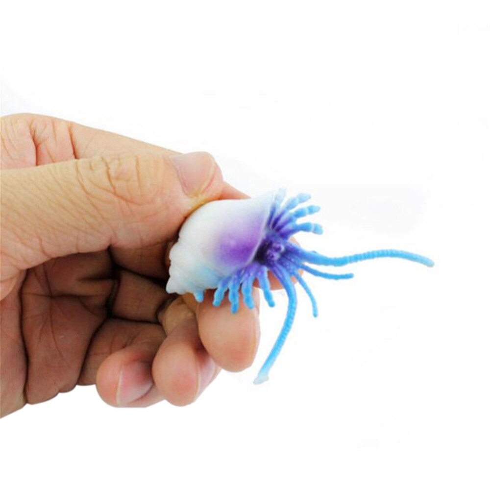 24 piezas niños bebés animales de la vida del mar juguetes animales del mar juguetes modelo animales del océano figuras acuario marino miniatura educación J71