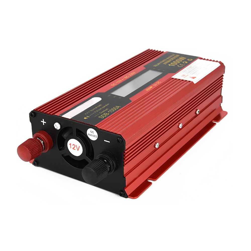 1000W Inverter 12V to 220V Vehicle Inverter with Display Converter