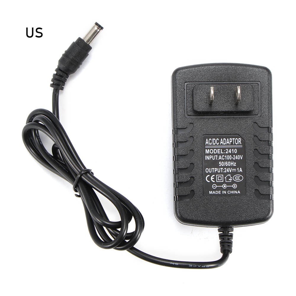 100-240V AC to DC Power Adapter Supply Charger Adapter 24V 1A EU UK US Plug for Mist Maker Fogger Atomizer
