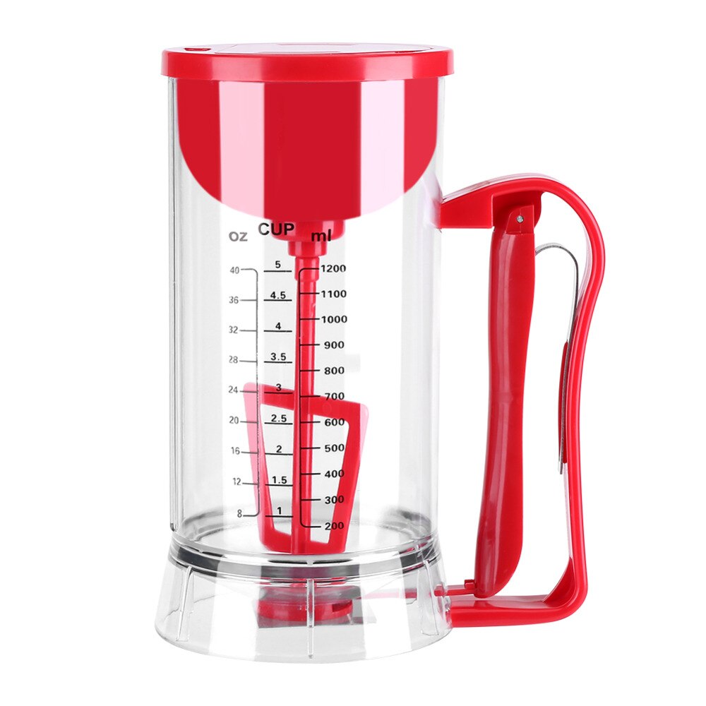 Electric Powered Batter Mixer Dispenser Pancake Batter Dispenser Cupcake Waffle Batter Maker Machine Kitchen Tool
