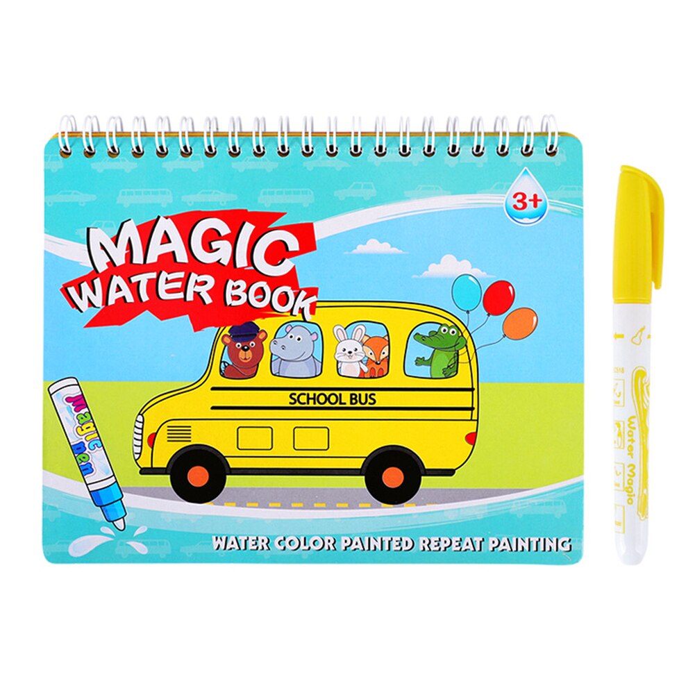 Water Tekening 26 Engels Leren Kaart Magie Met 2 Pen Brief Kaart Schilderen Board Educatief Speelgoed Voor Kinderen: Transportation