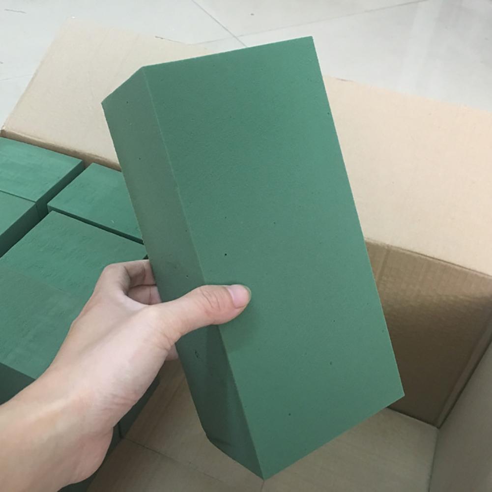 1 stk floral skumblokk blomst styrofoam murstein bryllup blomsterholder kunstig håndtak brude skum plante blomster hjemmedekorasjon