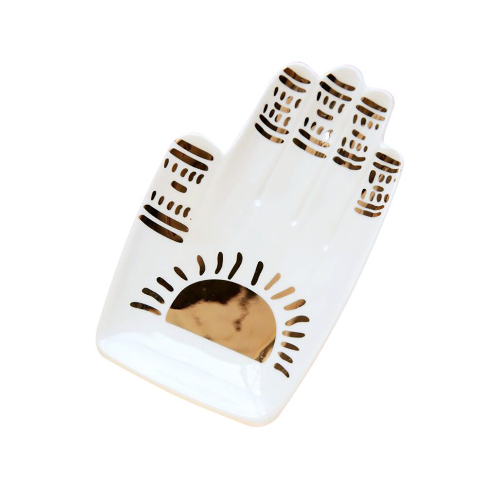 Dessert Plate Ceramic Jewelry Plate Decor Craft Home Tableware Dinner Plate Dish Dinnerware Cake Plates Tray Fruit Dishes