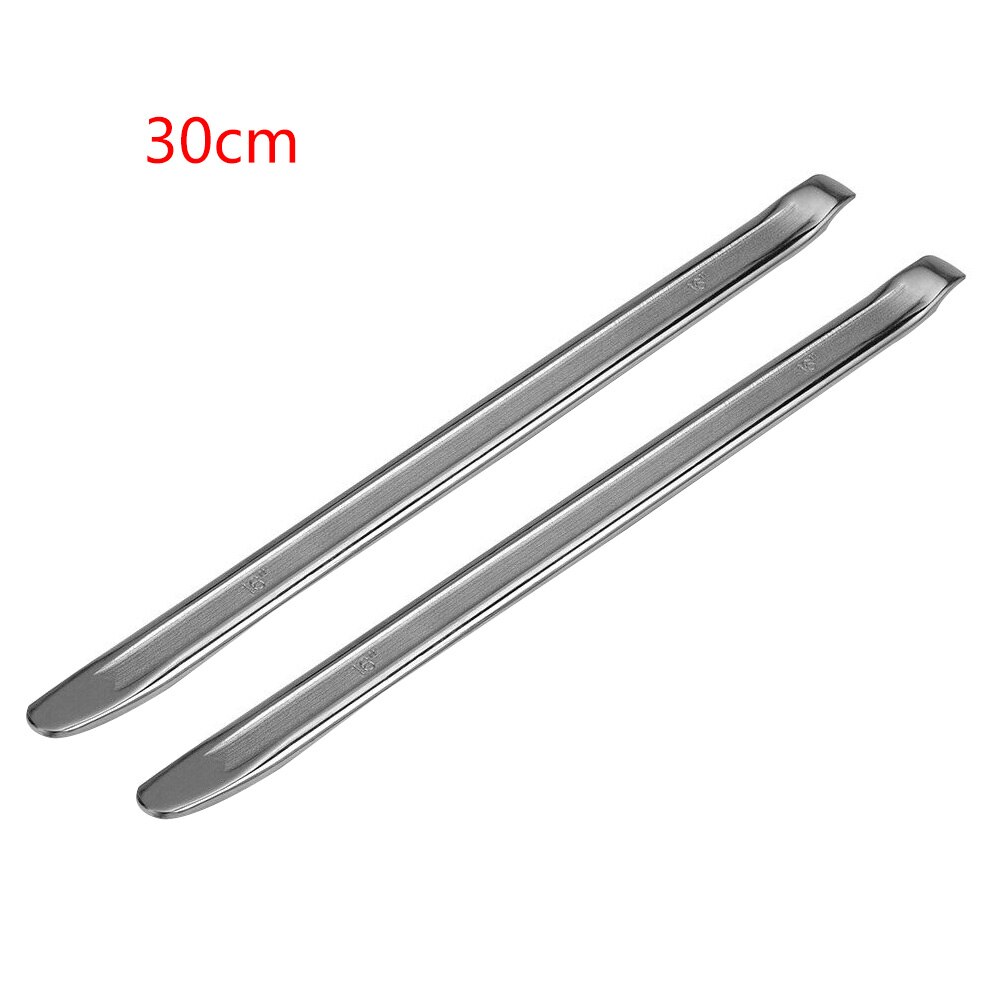 2 uds, abridor de cuchara para bicicleta, llantas duraderas, palanca para neumáticos, bicicleta, acero, motocicleta, herramientas de reparación prácticas, cambiador para ciclismo: 30cm