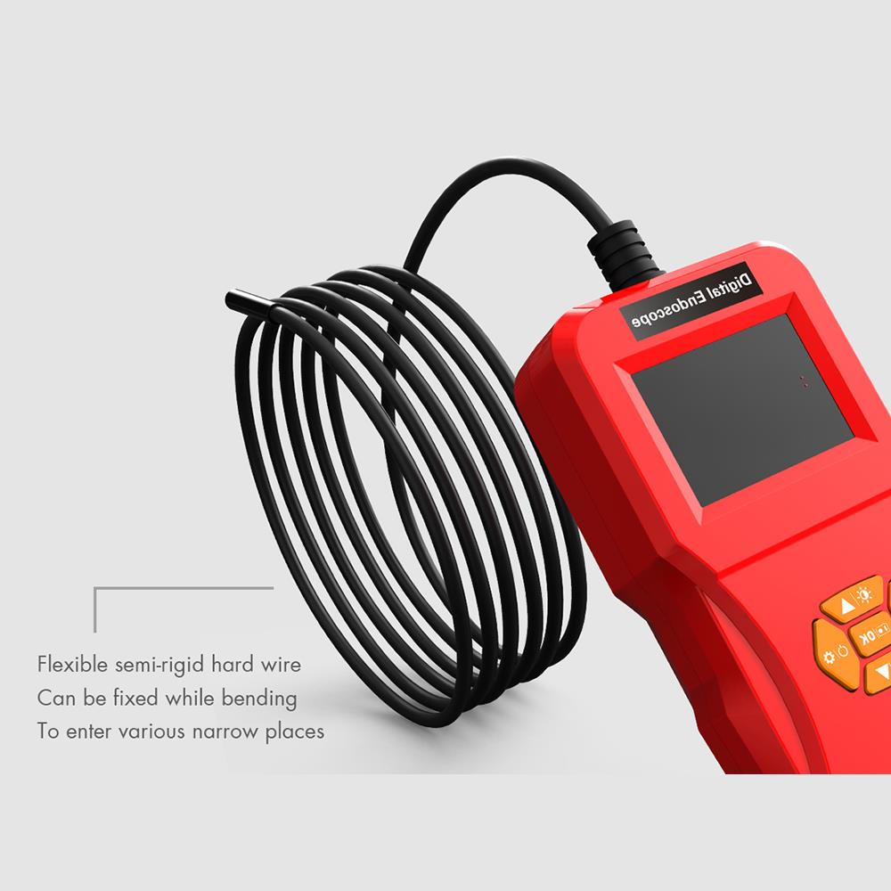IP67 Waterproof Endoscope HD 2.4 Inch Screen Camera Digital Detection Endoscope Handheld Endoscopes With Adjustable Led Lights
