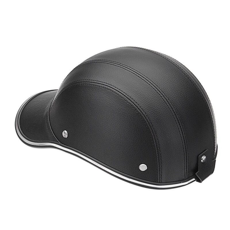 Mortorcycle Half Face Protective Helmet, Unisex Men / Women Adult Motor Half Open Face,: A