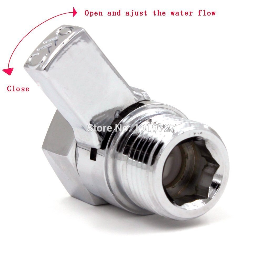 Vidric Water-Saver Flow Control and Shut OFF Valve Made Of Solid Brass For Hand Shower