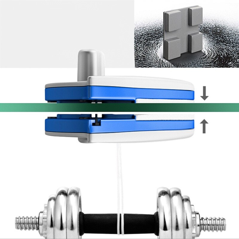 Home Magnetic Window Wiper Glass Cleaner Glass Cleaner Triangular Double Side Magnetic Brush Household Cleaning Tool