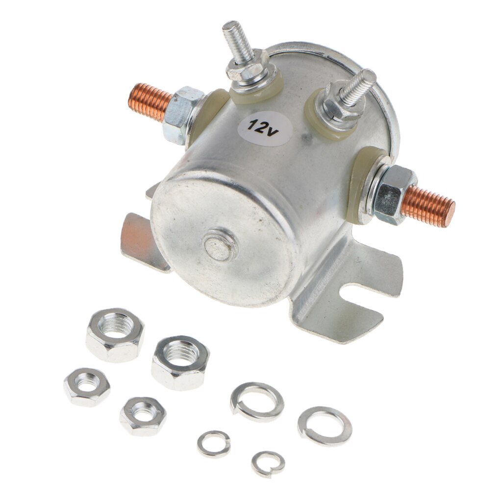 Relais solide à service continu 12V 100A 4-Terminl 300A In Rush silver ver