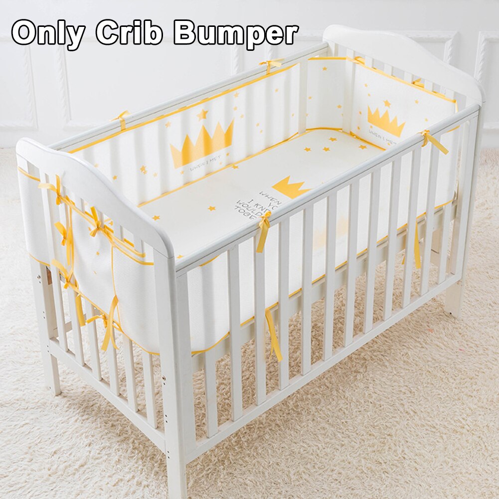 Sypialnia strona główna pościel dla niemowląt kreskówka wydrukowano miękkie akcesoria oddychająca siatka przedszkole łóżeczko liniowiec osłona robić łóżeczka ochraniacz niemowlę bezpieczna