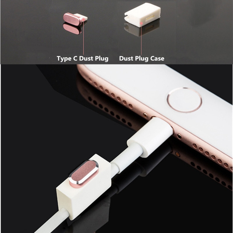 2 in 1 USB C Cover Dust Plug Set For Redmi Note 7 Note 9 Pro K20 Mi9t Pro USB C Type C Cover Phone Plugs Accesorios Para Celular