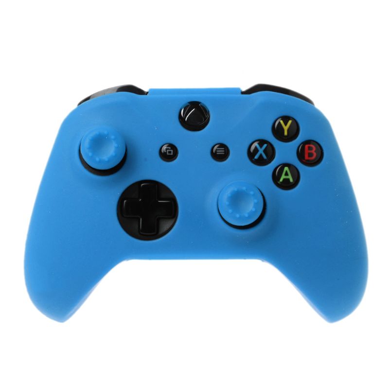 Coperchio di protezione Cap Analogico Pollice Spiedi Impugnatura Morbida Custodia In Silicone Anti-Slittamento Impermeabile per Quelli XBOX Gamepad Controller: Blue