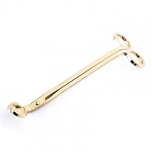 Rvs Aromatherapie Kaars Kern Handleiding Trimmer Clipper Cutter Schaar Tool Kaars Accessoires: Golden