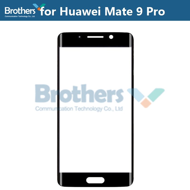 Lentille extérieure en verre avant pour Huawei Mate 9 Pro Mate9Pro verre d'écran tactile pour Mate9Pro avant LCD verre lentille téléphone remplacement: Black for 9Pro