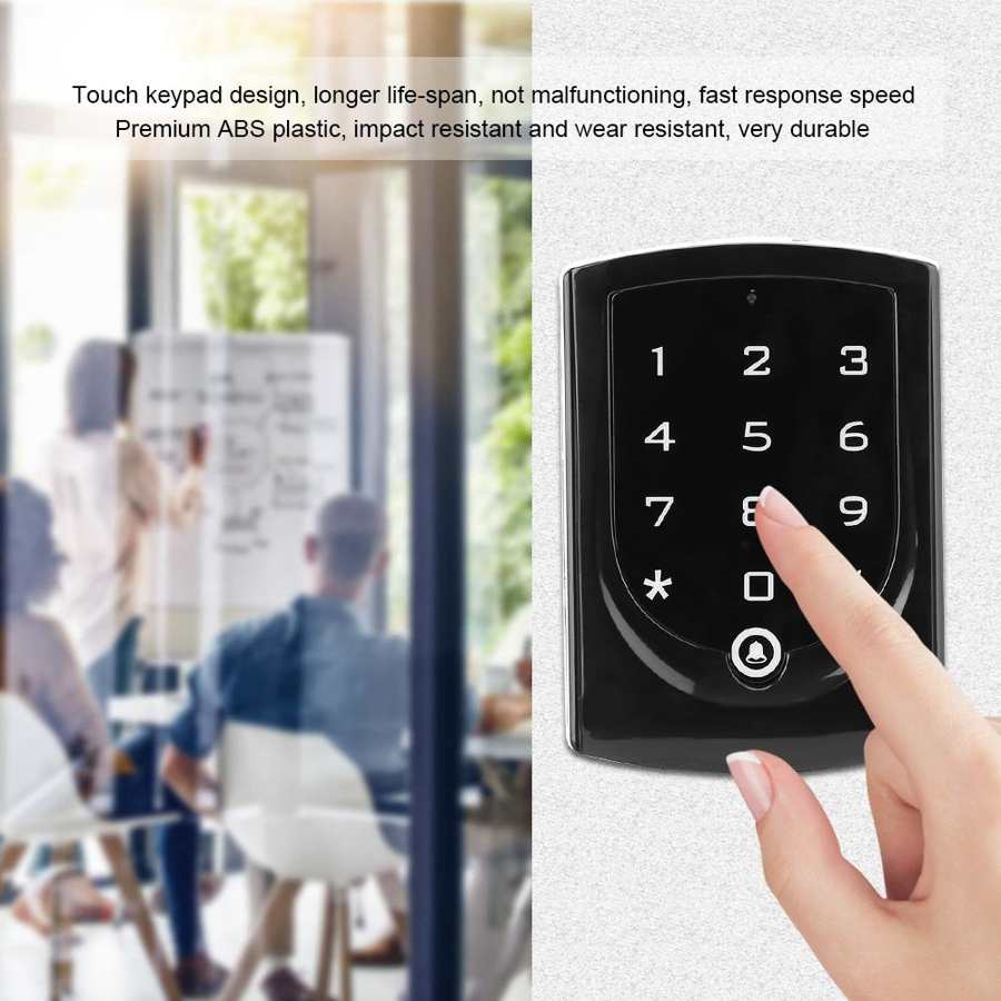 Smart Touch Keypad IC/ID Card & Password Door Access Control Reader Security Entry System
