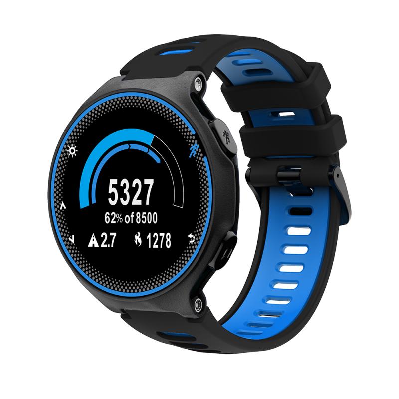 Geschikt Armband 22Mm Riem Voor Garmin Forerunner 735xt 220 230 235 620 630 Siliconen Stalen Gesp Bandjes Accessoires TXTB1