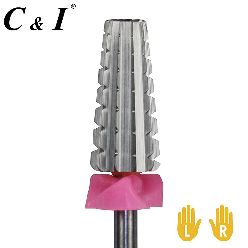 C & I taladro , multifunción, brocas para uñas de forma cónica 5 en 1, para máquina de manicura