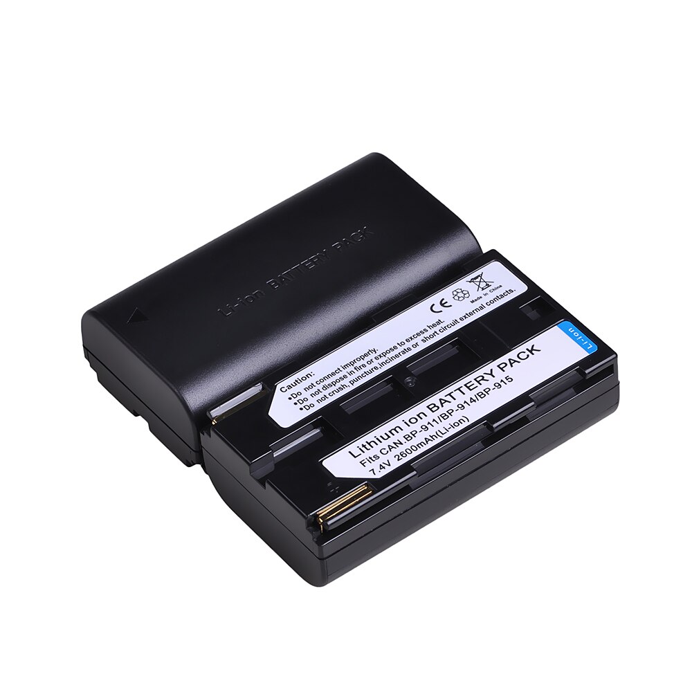 3pcs 2600mAh BP-911 BP-911K BP-914 BP-915 BP-941 927 924 Camera Li-ion Battery for Canon E1 E2 E30 ES50 ES6500V ES7000V ES8000V.