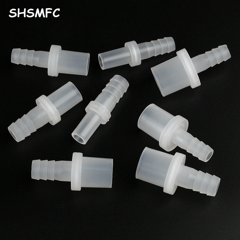 3-200 sztuk płaskie 9.5 ~ 20mm do 8 ~ 10mm PP złącza Fish Tank złączki do węży rura akwariowa stawy ogrodowe złącza wodne