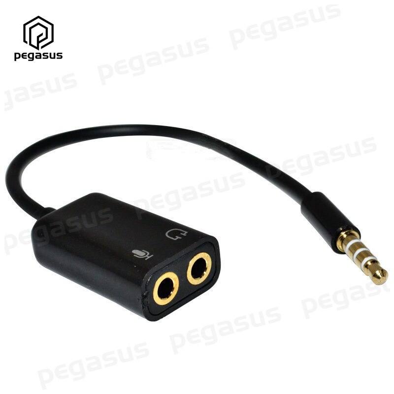 Trrs Dc 3.5Mm Stereo 4-Polen Naar 2*3.5Mm 2-Polen Man-vrouw Computer microfoon Audiokabel