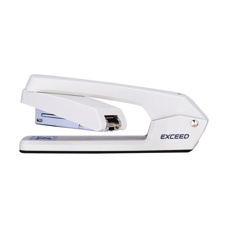 Deli Swivel Stapler Office Home Use Half Strip Stapler 25Sheets Smooth Stapling Rotatable Anvil Stationery E0434