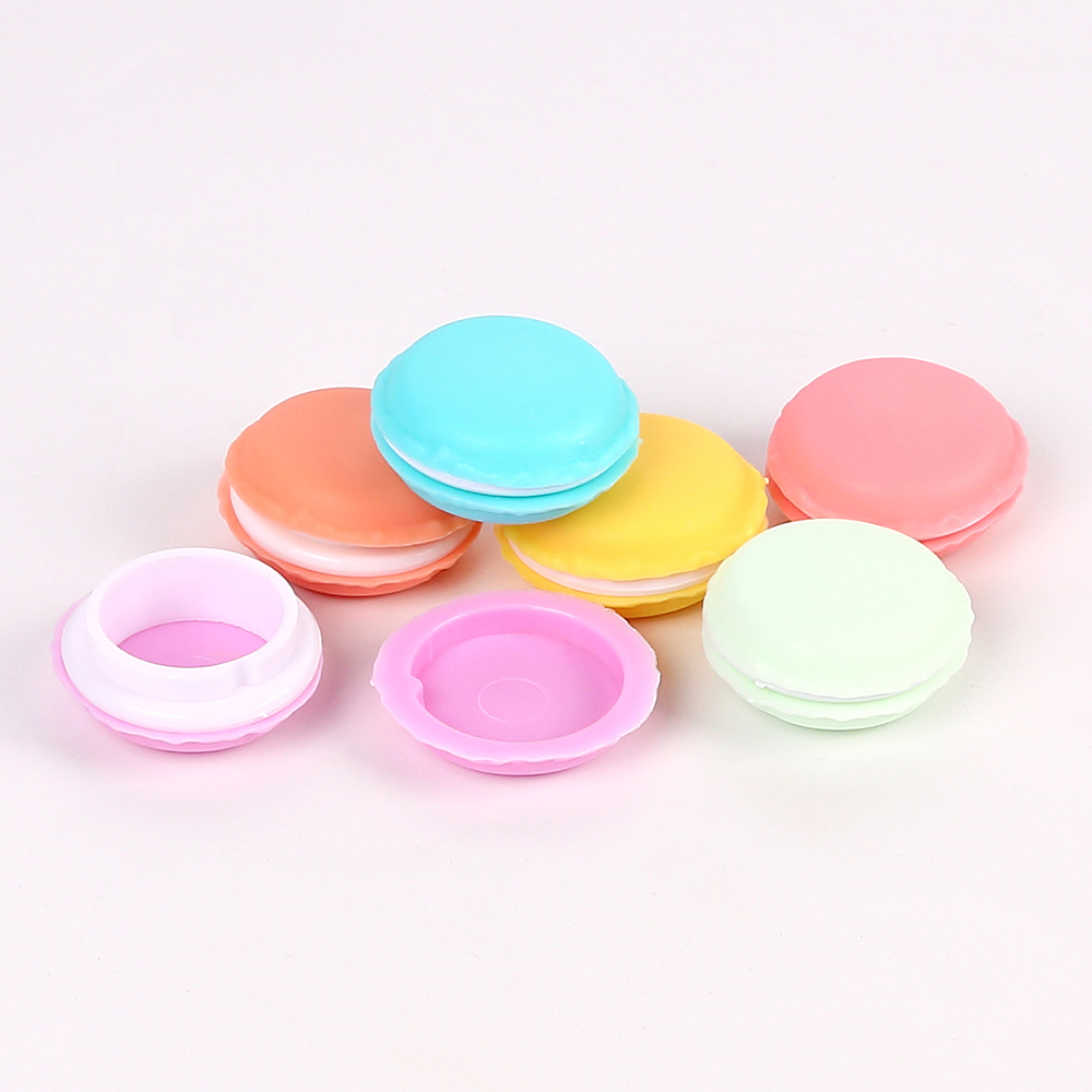 Boîte à bijoux Macaron 6 couleurs, Mini bagues, boucles d'oreilles, boîte de rangement de voyage, étui organisateur de cosmétiques, conteneur de pilules 6 pièces