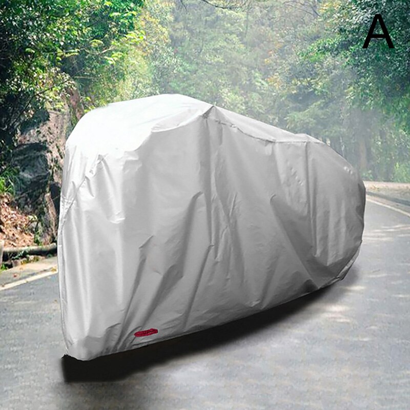 Motorcykel cykelcover universal udendørs uv cykelbeskytter hele sæsonen vandtæt cykel regn sne støvtæt cykelcover: -en / L