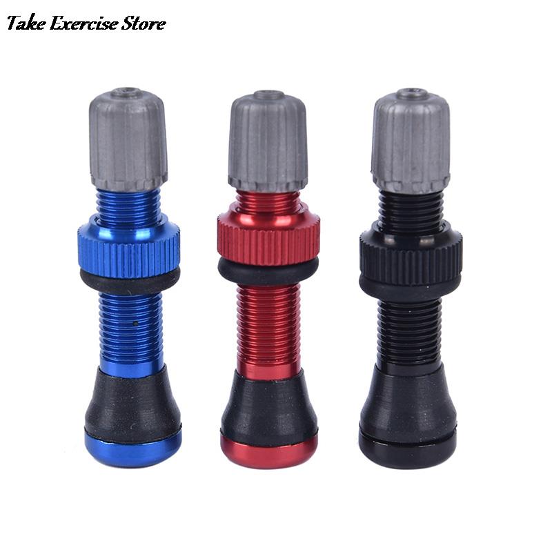 1 stuks 45mm mtb fiets schrader tubeless ventiel voor mountainbike ventiel velg wiel tubeless band ventiel