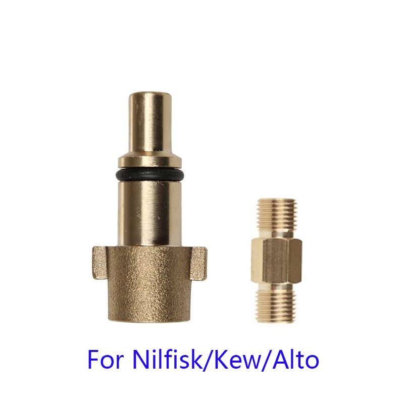Gs hogedrukreiniger adapter voor sproeikop schuimgenerator pistool zeepschuimer voor nilfisk/kew/alto: Default Title