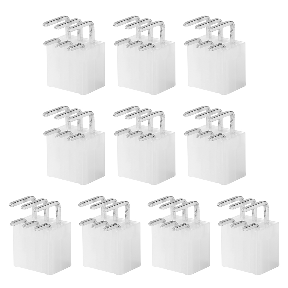 10Pcs 6pin Elleboog Connector Power Connector Looper Voor Btc Mijnwerker Antminer S9K S9j S9 Z11 Z11e Z9mini A9 A3 b7 Z1 + L3 M3 E9i E9.3