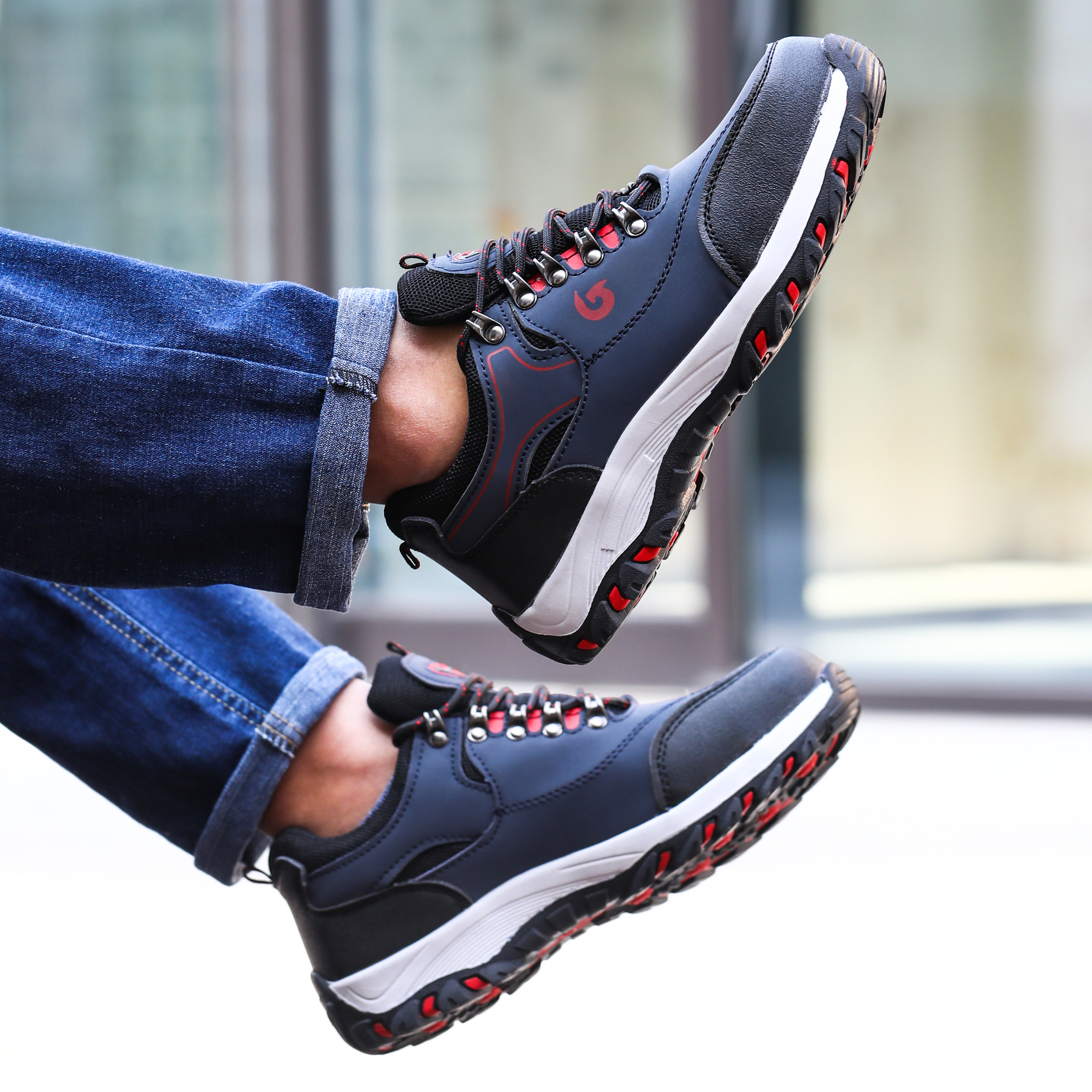Ståltåsko til mænd beskyttelsessko arbejdsstøvler punkteringssikre sikkerhedssko herre arbejdssko sneakers byggesko