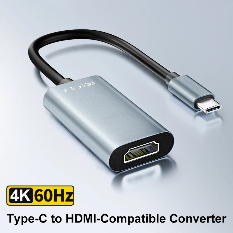 USB C to HDMI-compatible Adapter 4K 60Hz Type C Ca... – Grandado