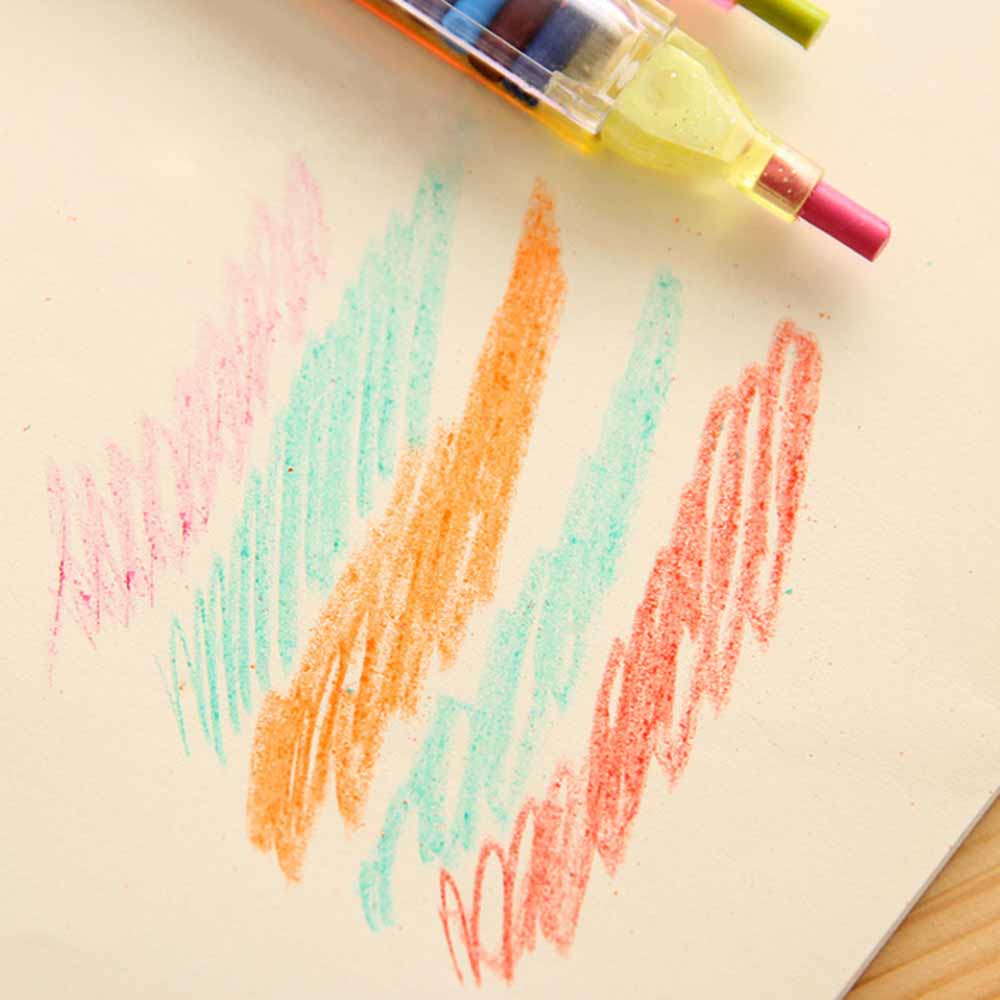 Crayons de couleur, style Graffiti, 20 couleurs, pour enfants, à l'huile, Pastel à l'huile