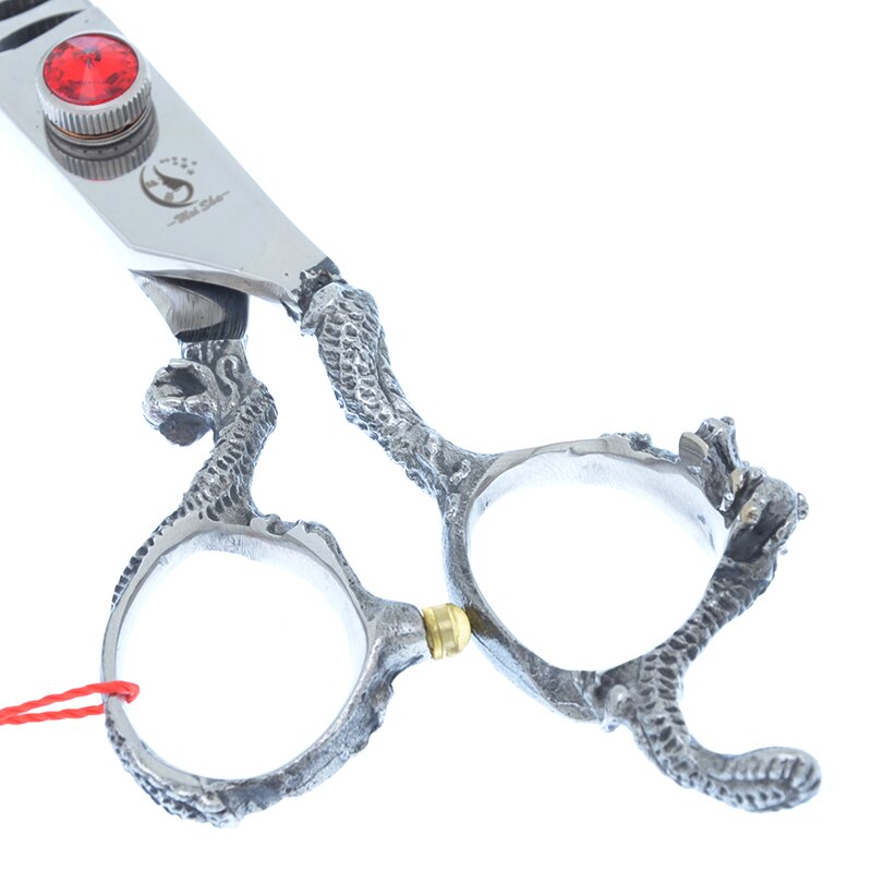 Top huisdierverzorgingsschaar 6.0 " 7.0 " hondenknipschaar dieren uitdunnen trimmen tesoura japan 440c dierentondeuses  a0164a