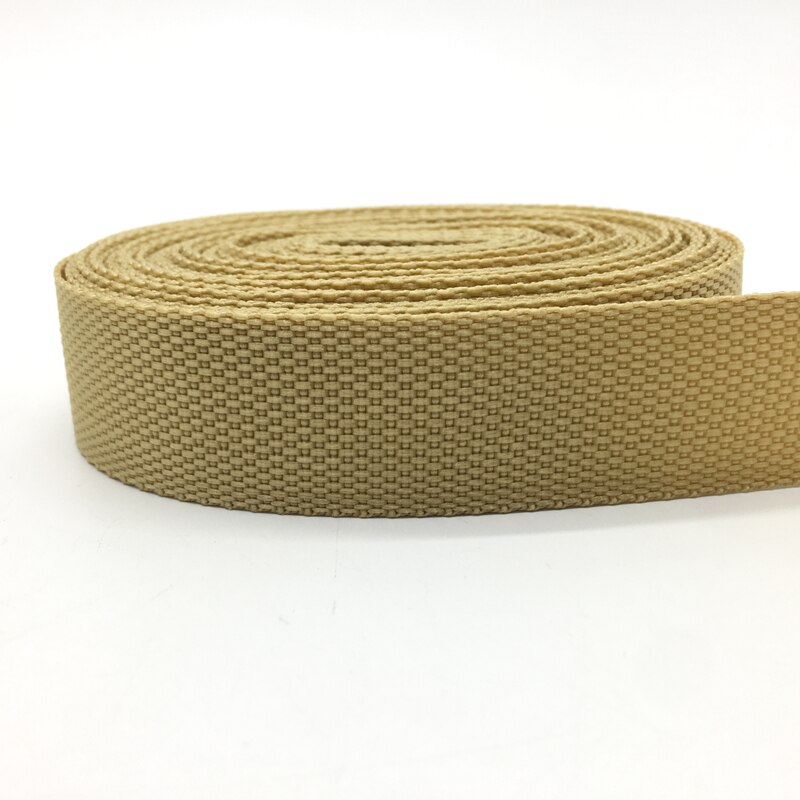 10 Yards 30Mm Canvas Lint Heuptas Singels Nylon Lint Knapzak Strapping Naaien Tas Riem Accessoires: Khaki