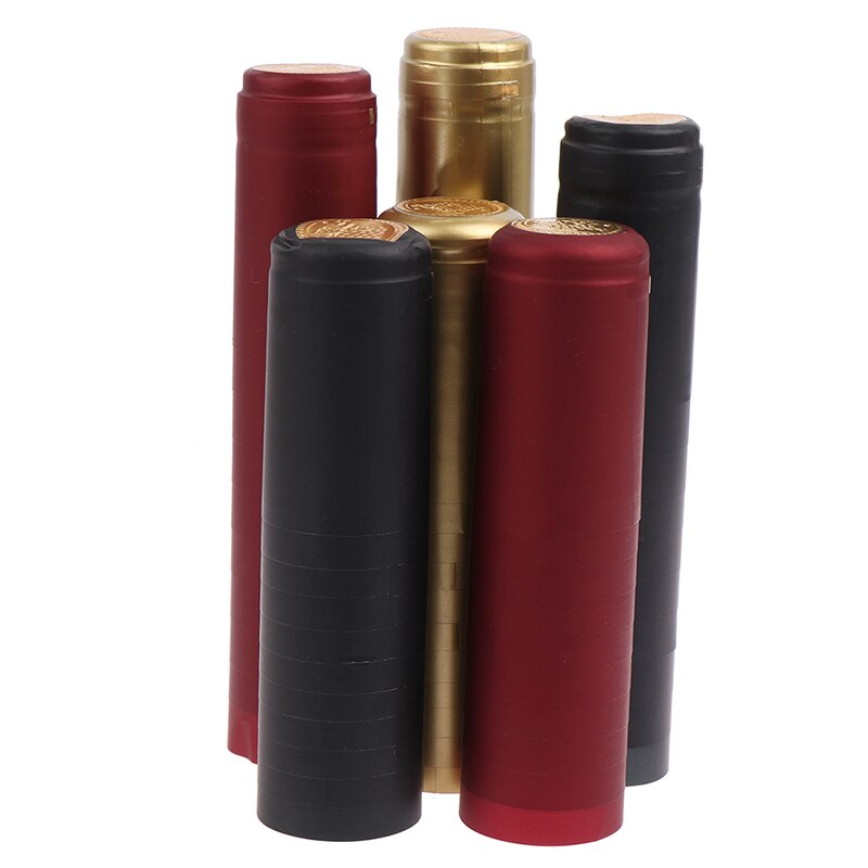 Cápsulas retráctiles para botellas de vino, tapón termorretráctil para botellas de vino, 10 Uds.