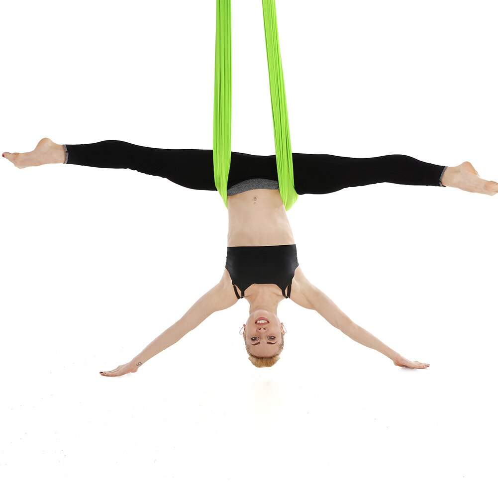 5*2.8m elastiske aerial yoga hængekøje swing seneste anti-tyngdekraft yoga bælter til yoga træning yoga sport