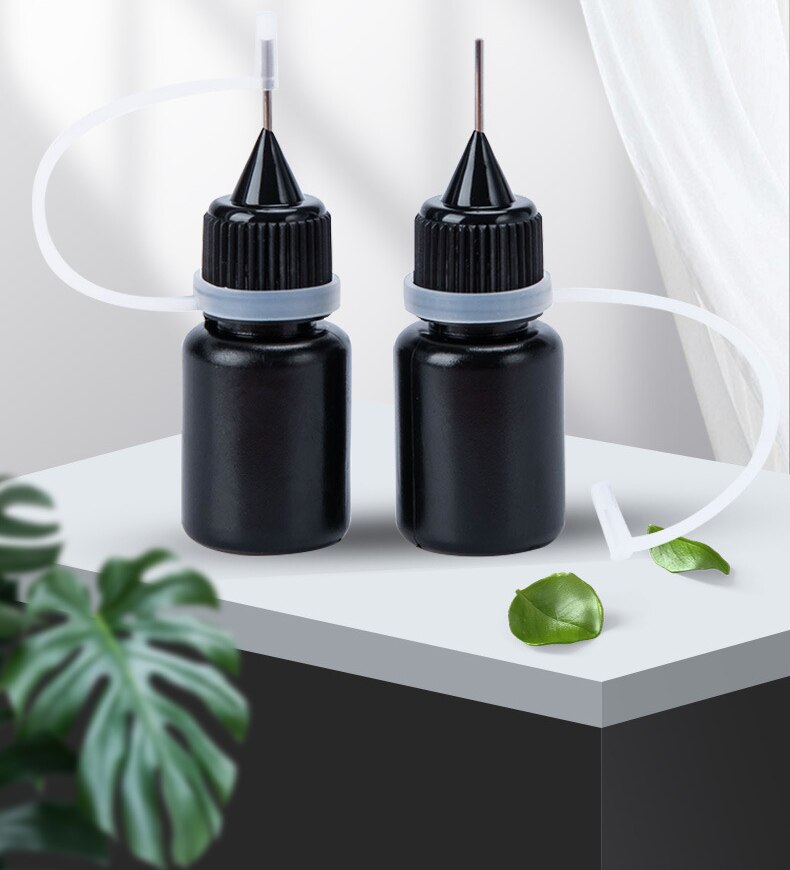 1pc/3 unids/set recarga de tinta negra de identidad guardia protección contra robo rodillo sello fotosensible sello de recarga de tinta