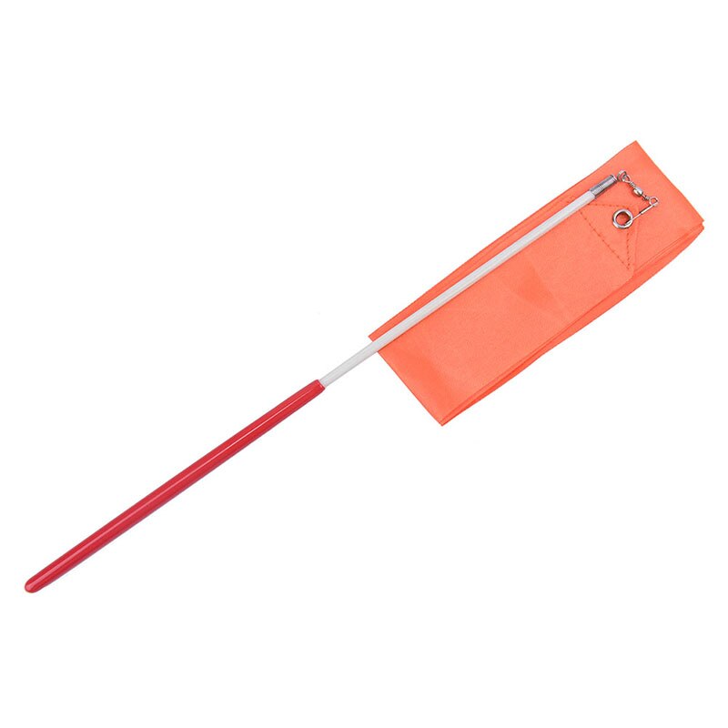 2/4 Meter Gym Ribbons Dance Ribbon Rhythmic Art Gymnastic Ballet Streamer: 2M Orange