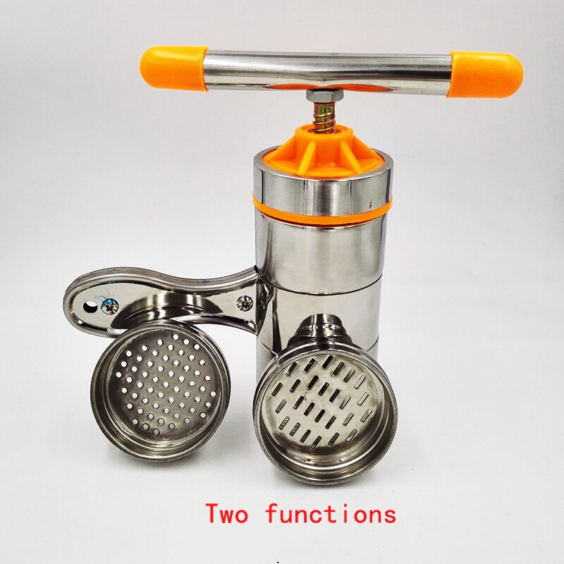 Máquina Manual para hacer fideos de acero inoxidable, prensa para hacer Pasta, cortador de manivela, utensilios de cocina para hacer espagueti