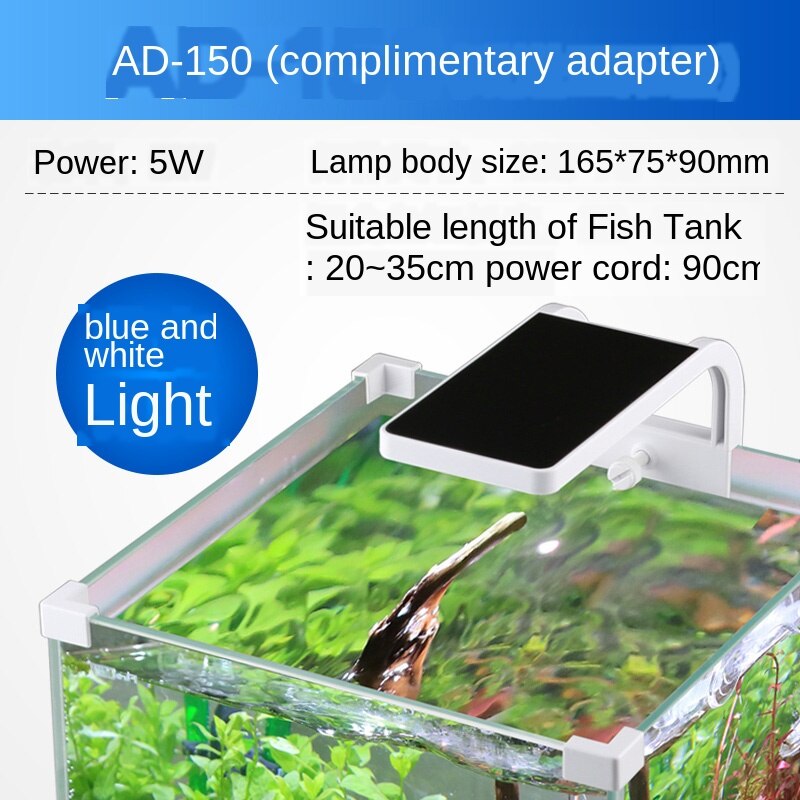 Aquarium led beleuchtung led gepflanzt aquarium beleuchtung aquarium lampe Gras Lampe Stroh tank lampwaterproof beleuchtung volle spektrum: 5W For 20-35cm Tank