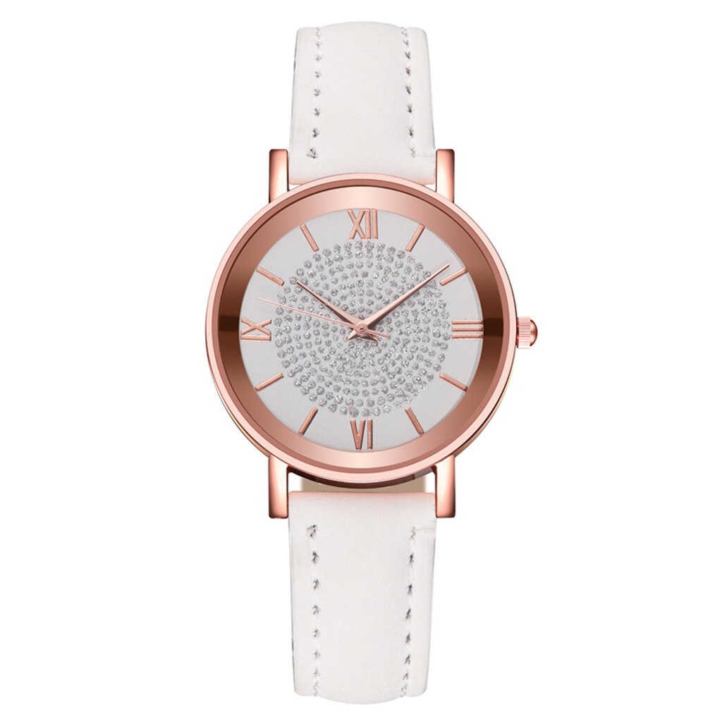 Luxe horloges quartz horloge dames roestvrij stalen wijzerplaat casual armband horloge dameshorloge orologio donna: 9