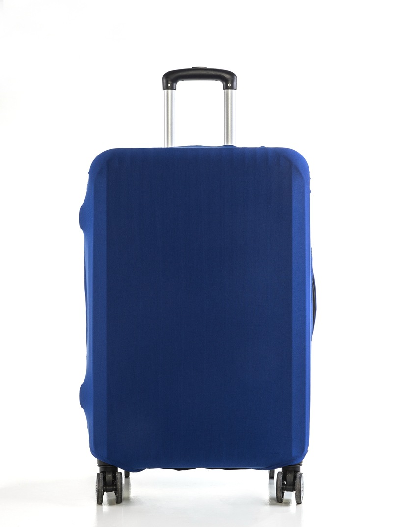 Stretch Luggage Cover / Suitcase Protector – Dust & Scratch Guard, Solid Black, 43x62x27cm