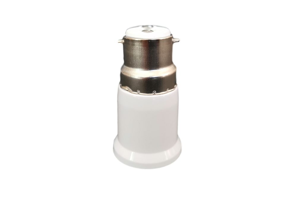 Portalámparas incombustible B22 a E27, Base de luz, Adaptador tipo bombilla, novedad