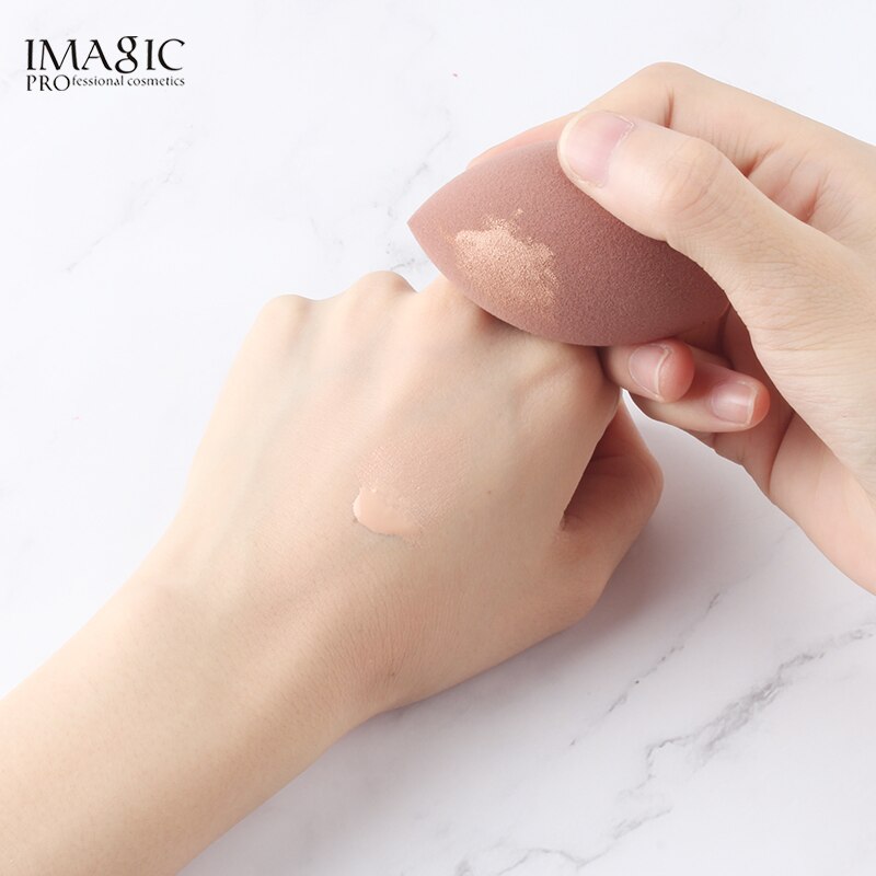 IMAGIC-esponja para base de maquillaje, maquillaje, cosmética, esponja en polvo, belleza suave, cosmética