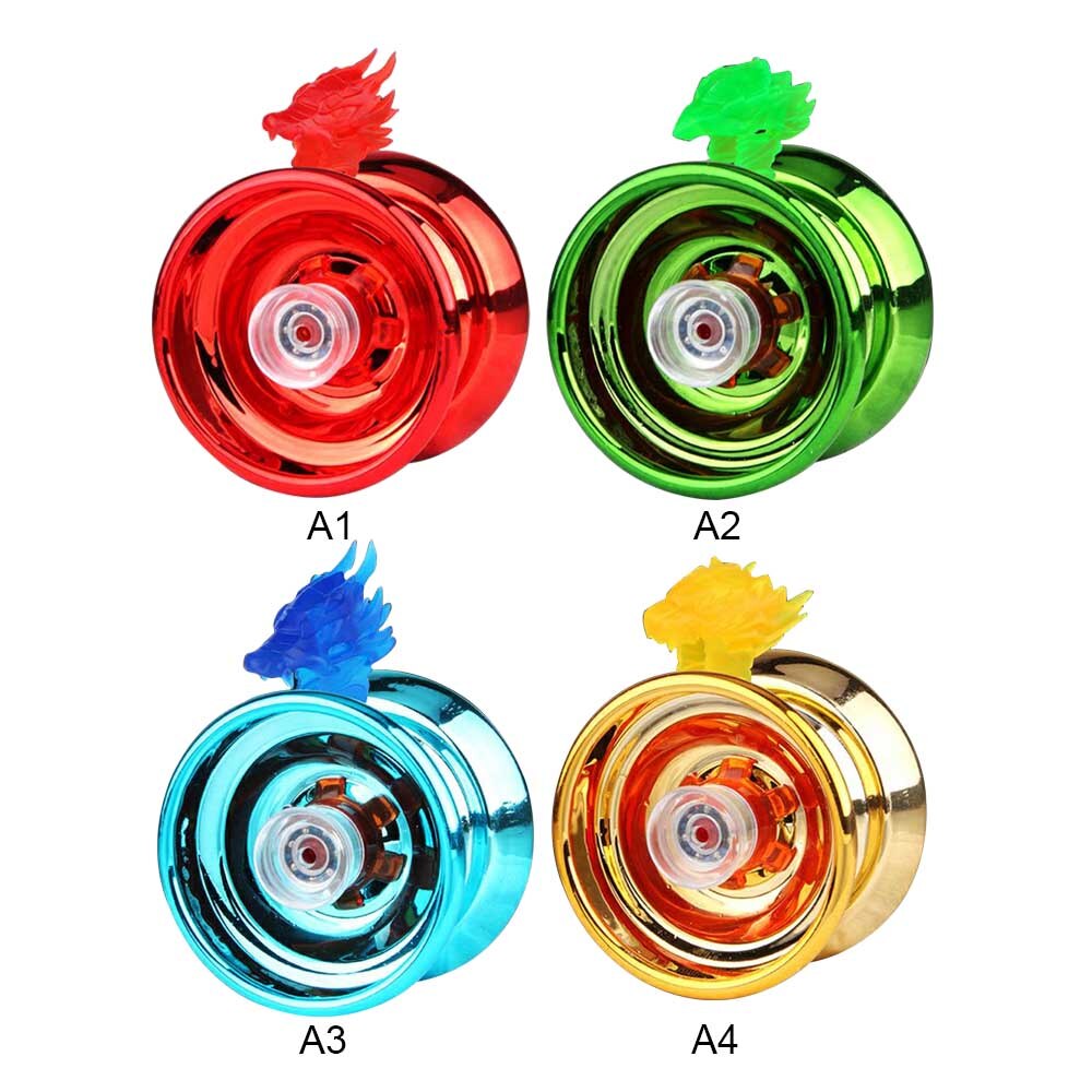 4 Kleuren Kids Magic Yoyo Responsieve High-Speed Aluminium Legering Jojo Cnc Draaibank Met Spinning String Voor jongens Meisjes Kinderen