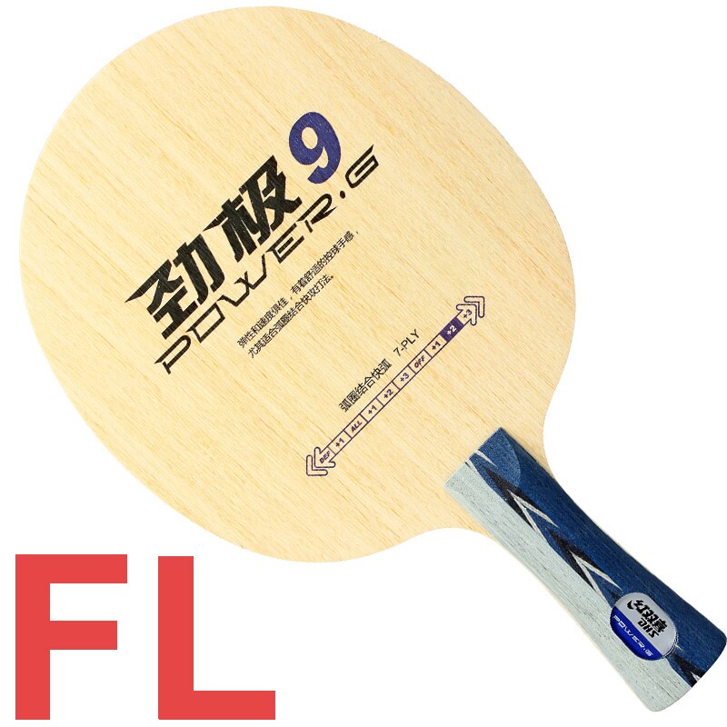 Originele Dhs Power G9 PG9 Pg 9 Tafeltennis Blades Tafeltennis Rackets Racket Sport Ping Pong Peddels Pingpong Bat: FL