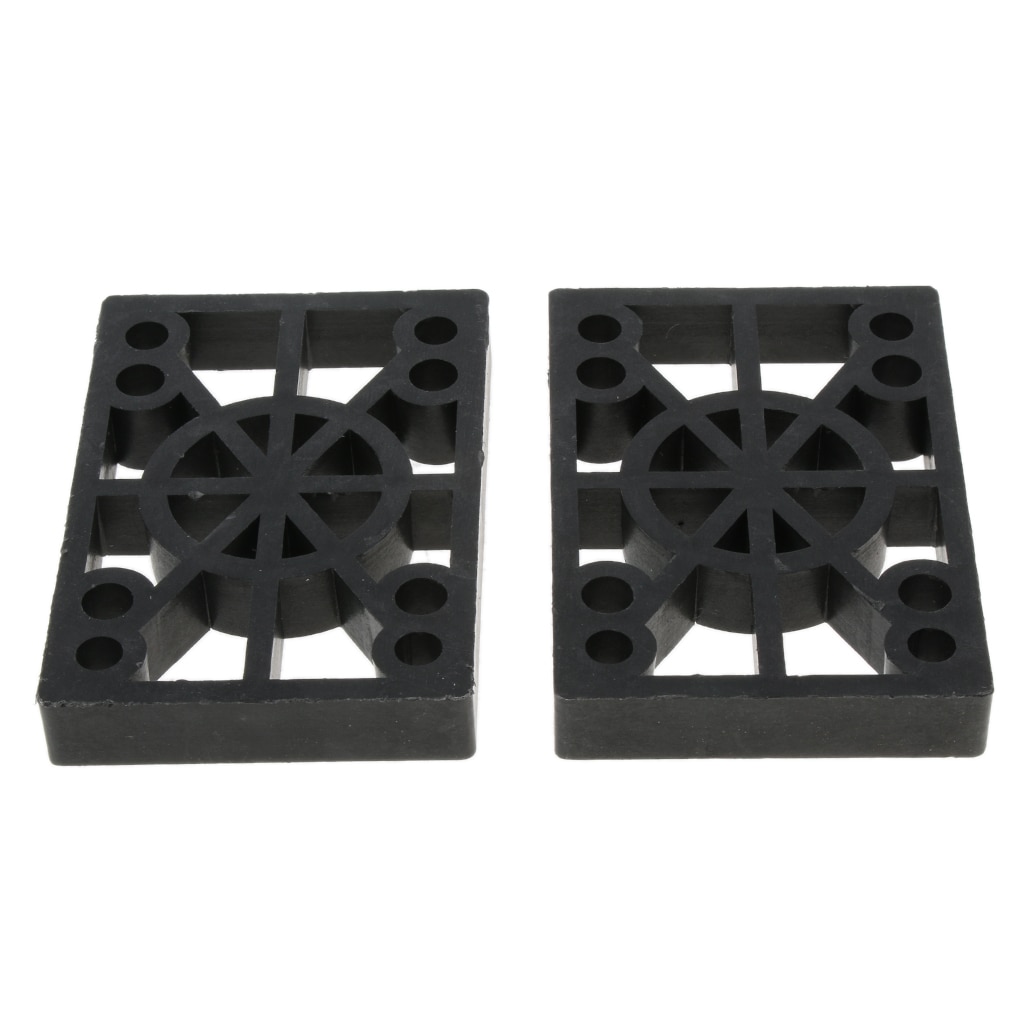 2 uds. 12mm Thicken Skateboard Longboard almohadillas de absorción de golpes elevadores Skate Board accesorios