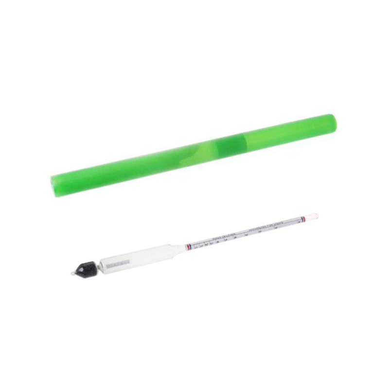 4 kpl hydrometrin alkoholimittarisarja 0 to 100%  alkoholimittarin testeri+lämpömittari viinimittari vintage alkoholipitoisuusmittari